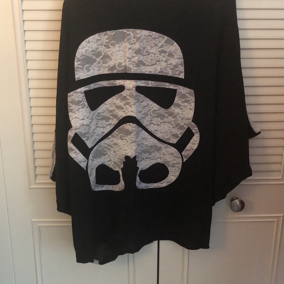 We Love Fine by Fans Jackets & Blazers - NWOT STAR WARS Women’s Wrap Stormtrooper Face 2XL